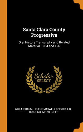 Cover for Santa Clara County Progressive