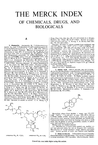 Cover for The Merck Index