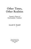 Cover for Other times, other realities