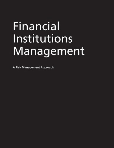 Cover for Financial Institutions Management