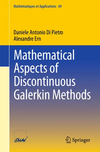 Cover for Mathematical aspects of discontinuous galerkin methods