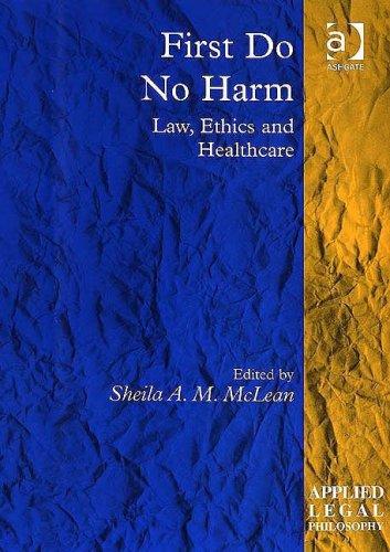 Cover for First do no harm