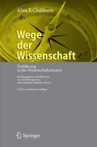 Cover for Wege der Wissenschaft: Einführung in die Wissenschaftstheorie (German Edition)