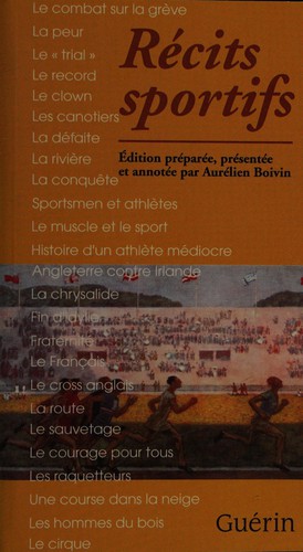Cover for Récits sportifs