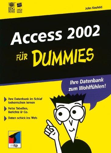Cover for Access 2002 Für Dummies