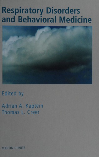 Cover for Respiratory disorders and behavioral medicine