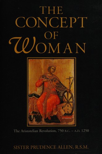 Cover for The concept of woman.
