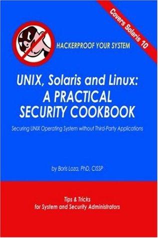 Cover for UNIX, Solaris and Linux: A Practical Security Cookbook