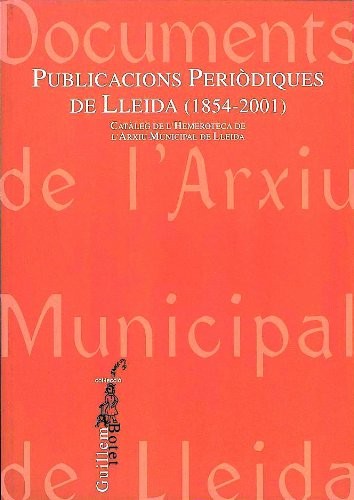 Cover for Publicacions periodiques de Lleida