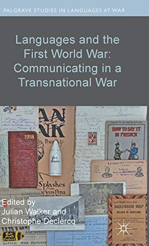 Cover for Languages and the First World War