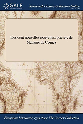 Cover for Des cent nouvelles nouvelles. ptie 27