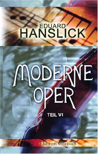 Cover for Moderne Oper: Teil 6