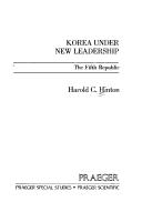Cover for Korea under new leadership