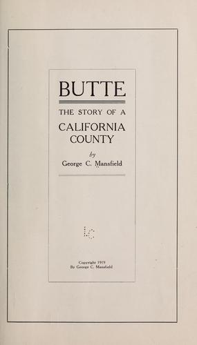 Cover for Butte