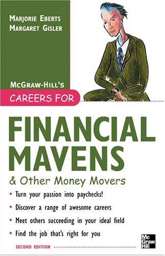 Cover for Careers for financial mavens & other money movers