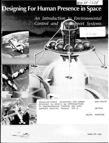 Cover for NASA RP-1324 Designing for human presence in space