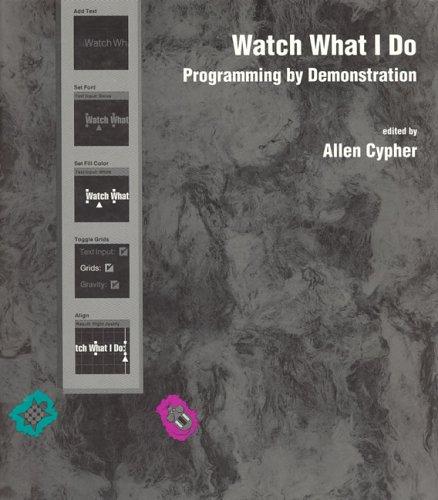 Cover for Watch what I do