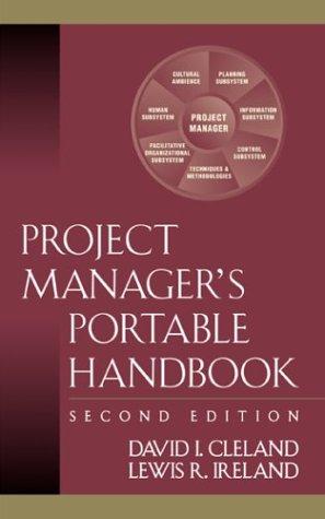 Cover for Project Manager's Portable Handbook