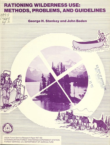 Cover for Rationing wilderness use