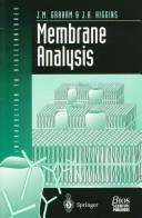 Cover for Membrane Analysis (Introduction to Biotechniques Series.)