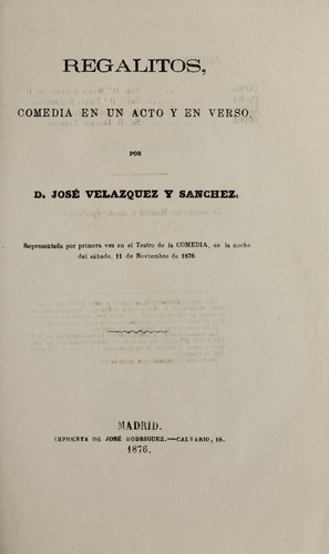 Cover for Regalitos