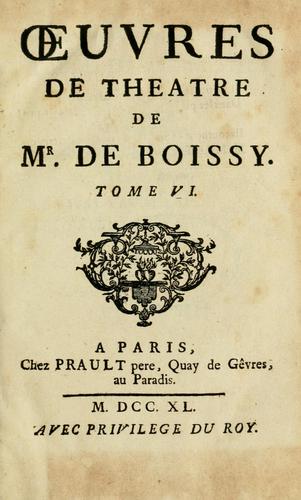 Cover for Oeuvres de théâtre.