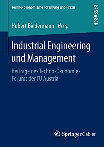 Cover for Industrial Engineering und Management