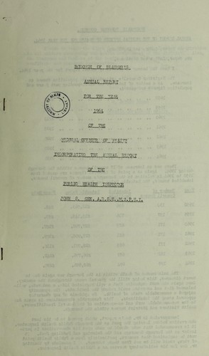 Cover for [Report 1964]