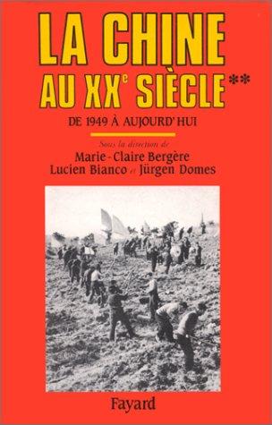Cover for La Chine au XXe siècle