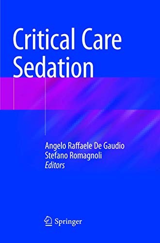 Cover for Critical Care Sedation