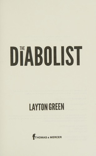 Cover for The diabolist / Layton Green