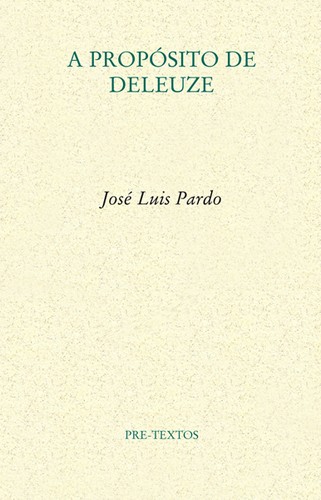 Cover for A propósito de Deleuze