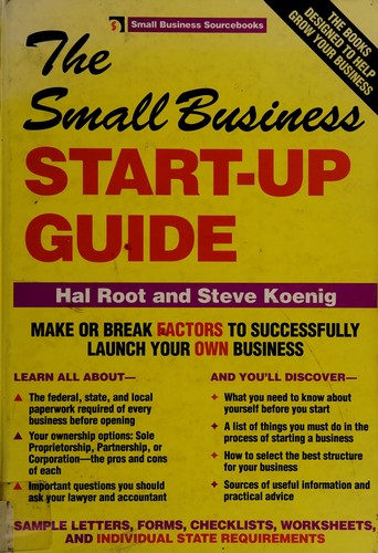 Cover for The small business start-up guide
