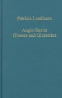 Cover for Anglo-Saxon glosses and glossaries