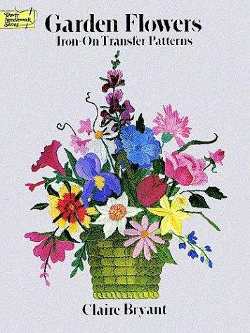 Cover for Garden Flowers Iron-on Transfer Patterns