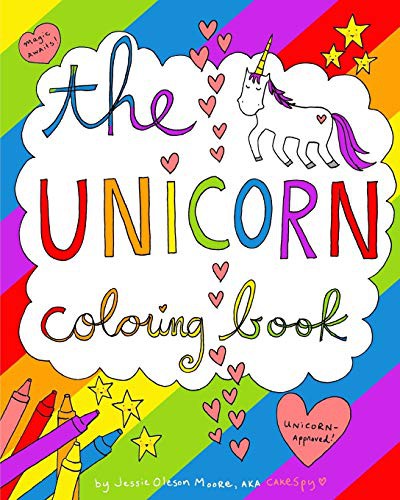 Cover for The Unicorn Coloring Book