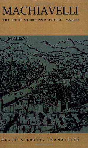 Cover for Machiavelli