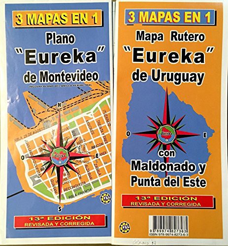 Cover for Uruguay, Montevideo & Punta del Este Map