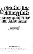 Cover for The economics of education: conceptual problems and policy issues.