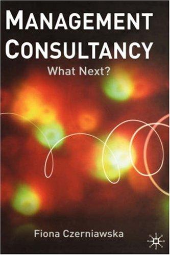 Cover for Management Consultancy