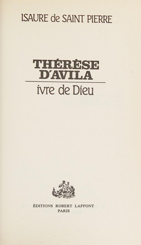 Cover for Thérèse d'Avila
