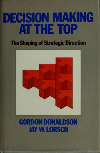 Cover for Decision making at the top