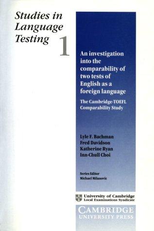 Cover for Studies in Language Testing 1