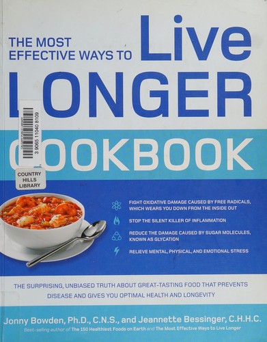 Cover for The most effective ways to live longer cookbook
