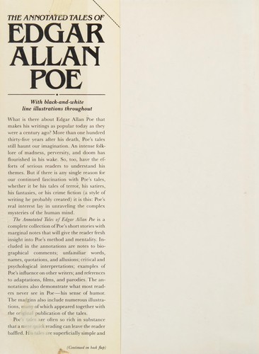 Cover for The annotated tales of Edgar Allan Poe