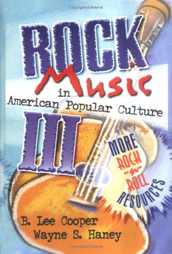 Cover for Rock Music in American Popular Culture III