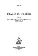 Cover for Traces de l'excès