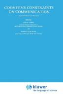 Cover for Cognitive Constraints on Communication