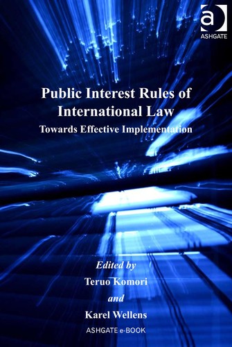 Cover for Public interest rules of international law