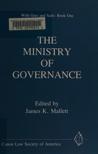 Cover for The Ministry of governance